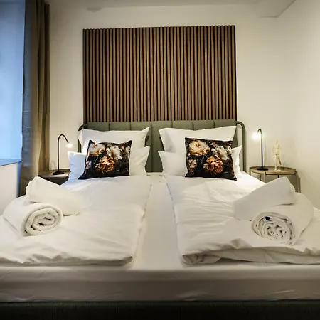 Lägenhet Boardinghaus Gruenefeld -w2 - Schoene Serviced - Kueche - Smart Tv - P - Premiummatratzen - Rainshower By Wooon Mettingen (North Rhine-Westphalia)