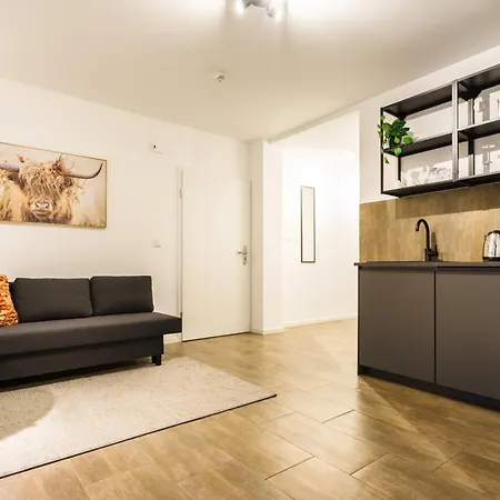 Boardinghaus Gruenefeld -w2 - Schoene Serviced - Kueche - Smart Tv - P - Premiummatratzen - Rainshower By Wooon Mettingen (North Rhine-Westphalia)